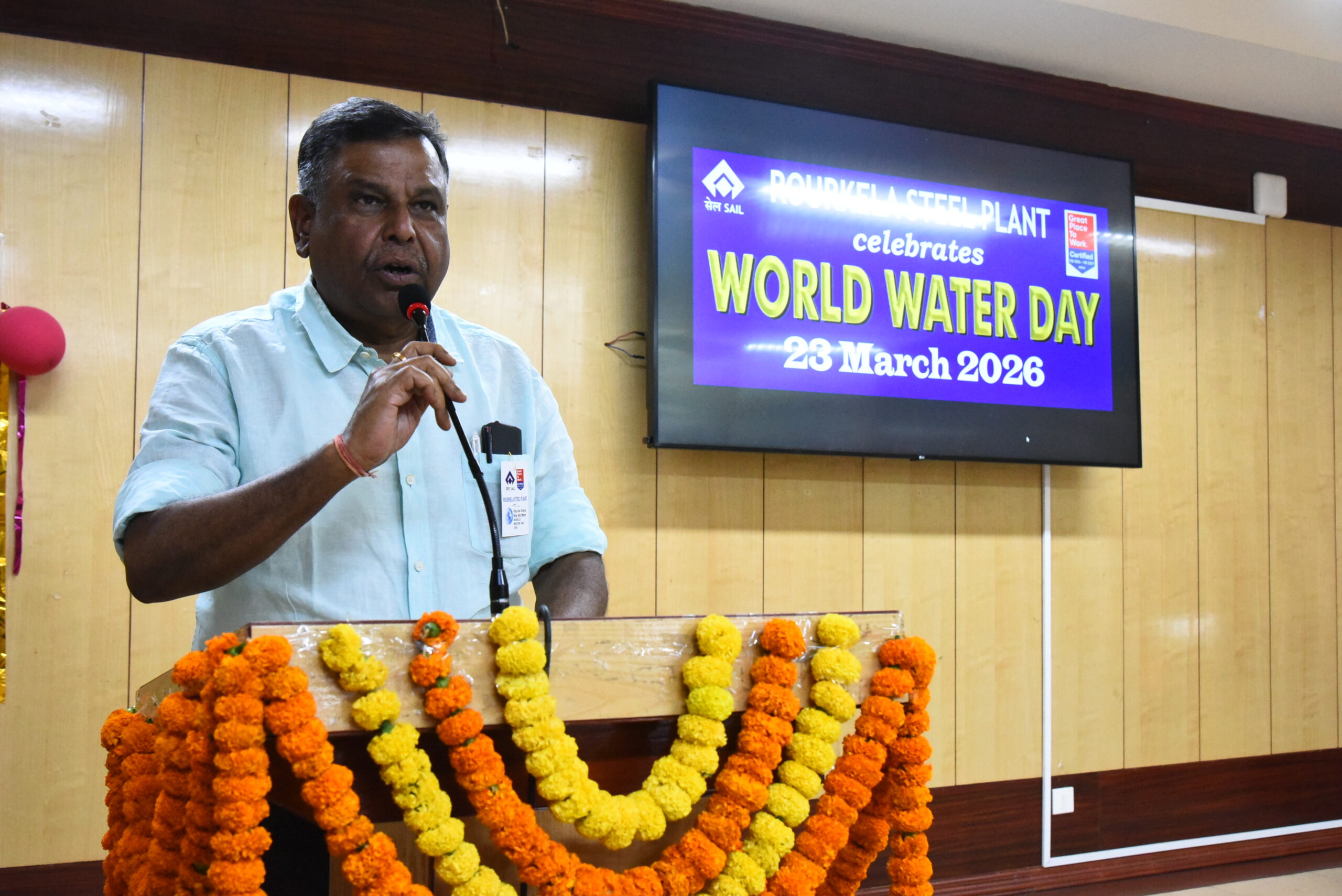 World Water Day SAIL Rourkela Steel Plant 2026