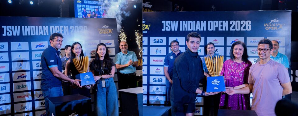 K Raheja Corp Homes JSW Indian Open 2026 squash partnership PSA event