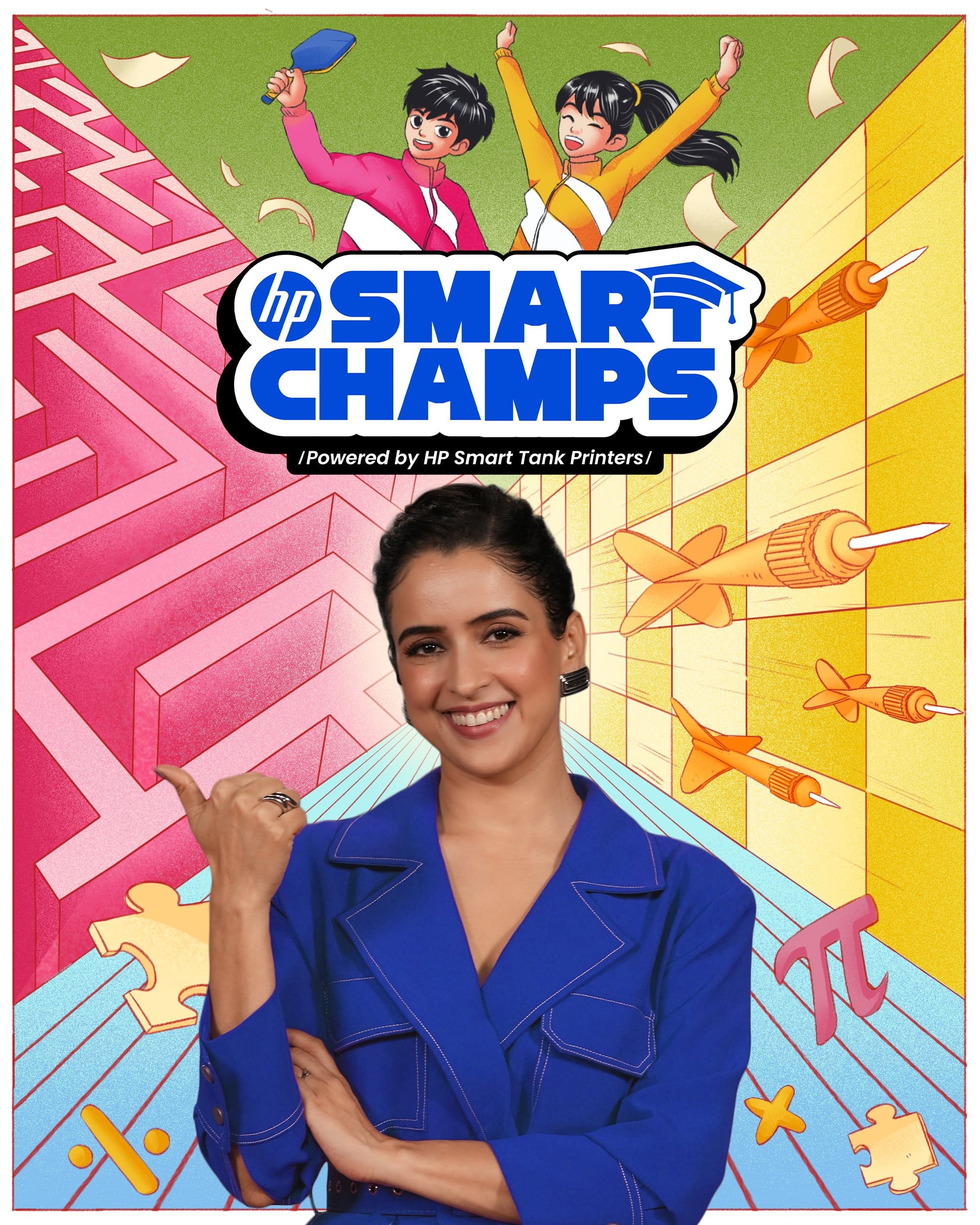 HP Smart Champs learning game show India JioStar Sanya Malhotra