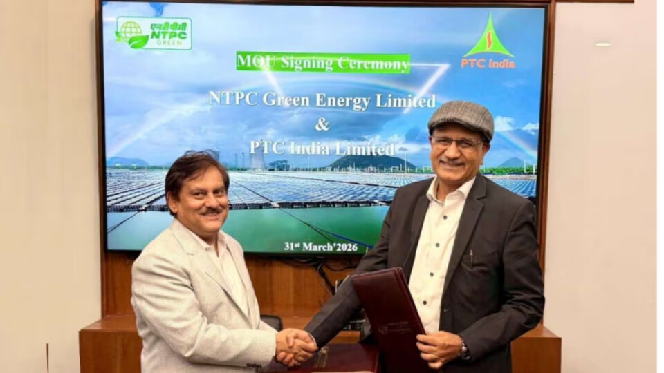 NGEL PTC India MoU renewable energy power trading India