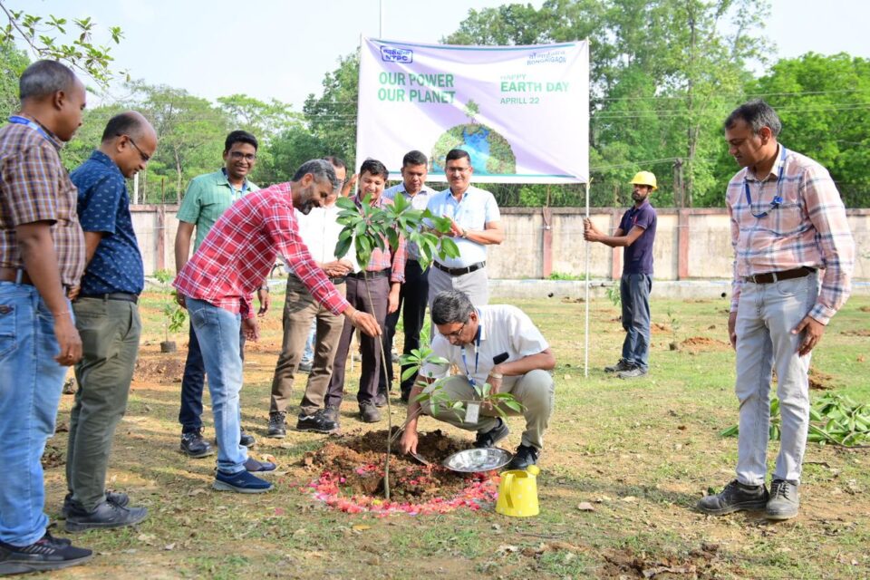 NTPC Bongaigaon World Earth Day plantation drive