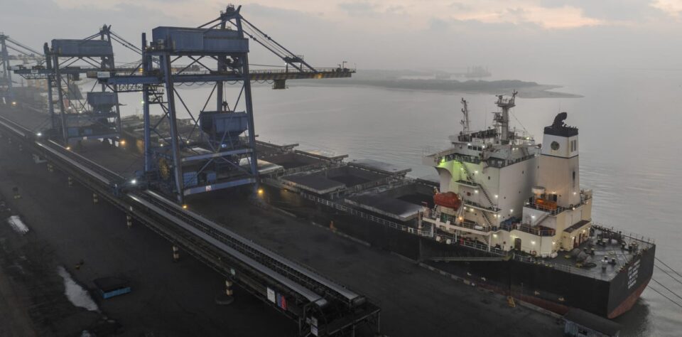 Adani Krishnapatnam Port highest cargo 59.22 MMT FY 2025-26