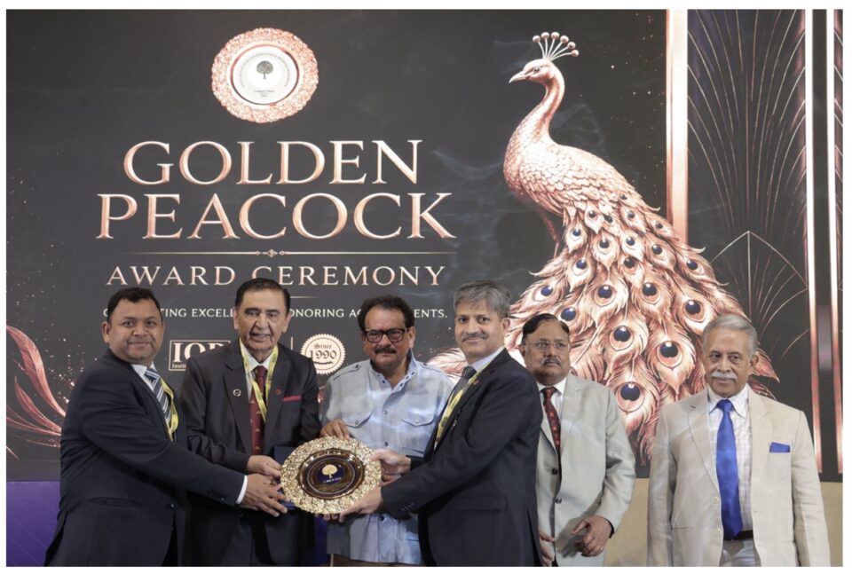 ONGC IDWE Golden Peacock Award 2026