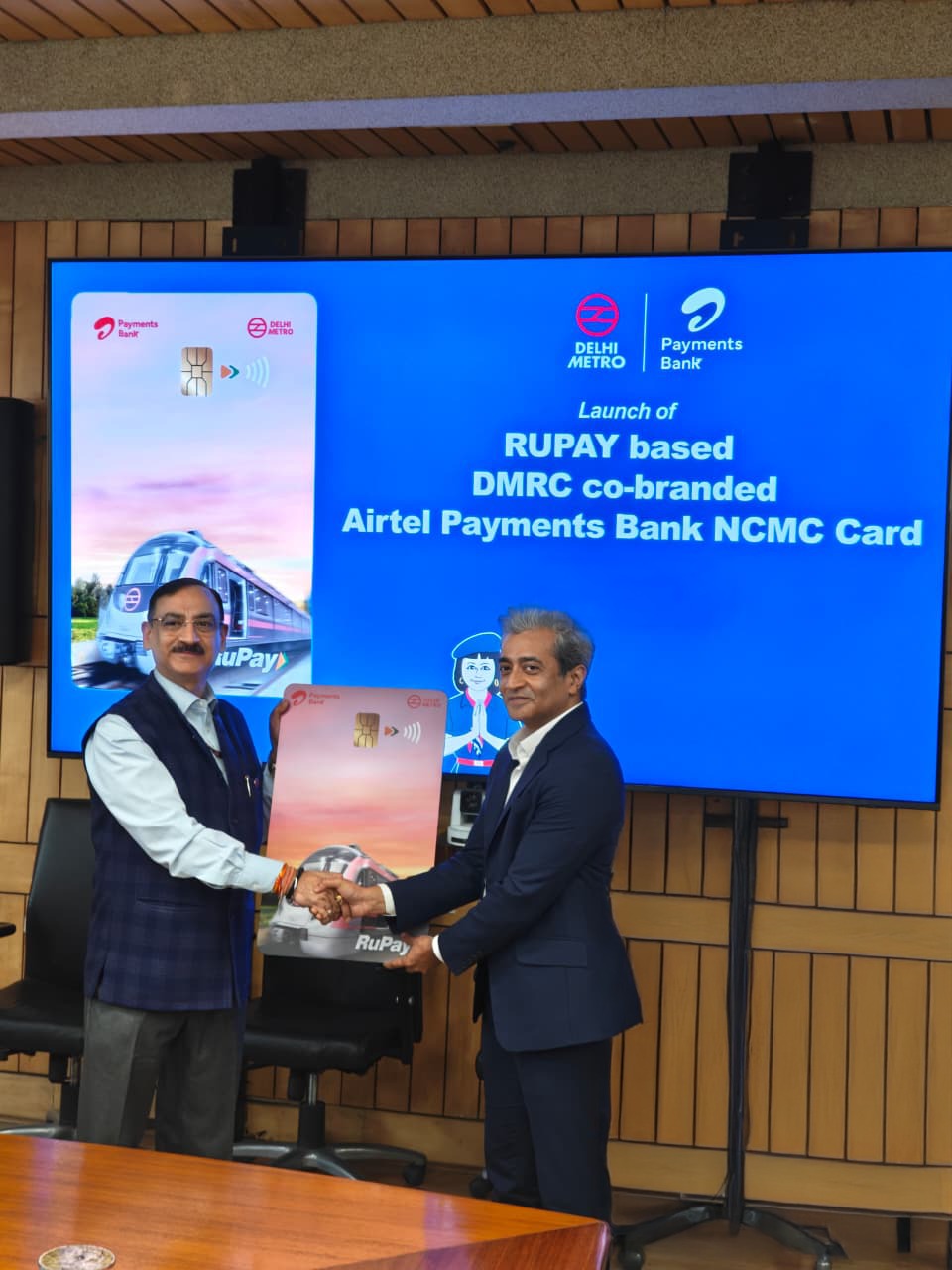 DMRC Airtel Payments Bank NCMC Cards Launch
