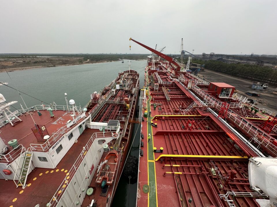 Adani Krishnapatnam Port double-banking operation