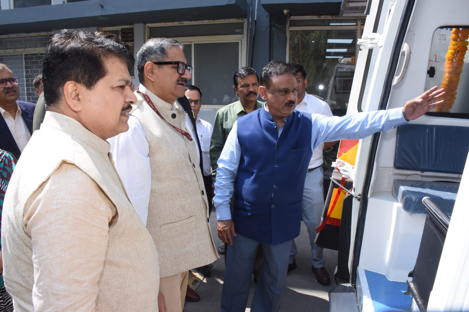 NSIC ambulance donation Jammu CSR healthcare initiative