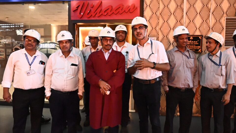 SAIL CVO Dilip Kumar visits Rourkela Steel Plant