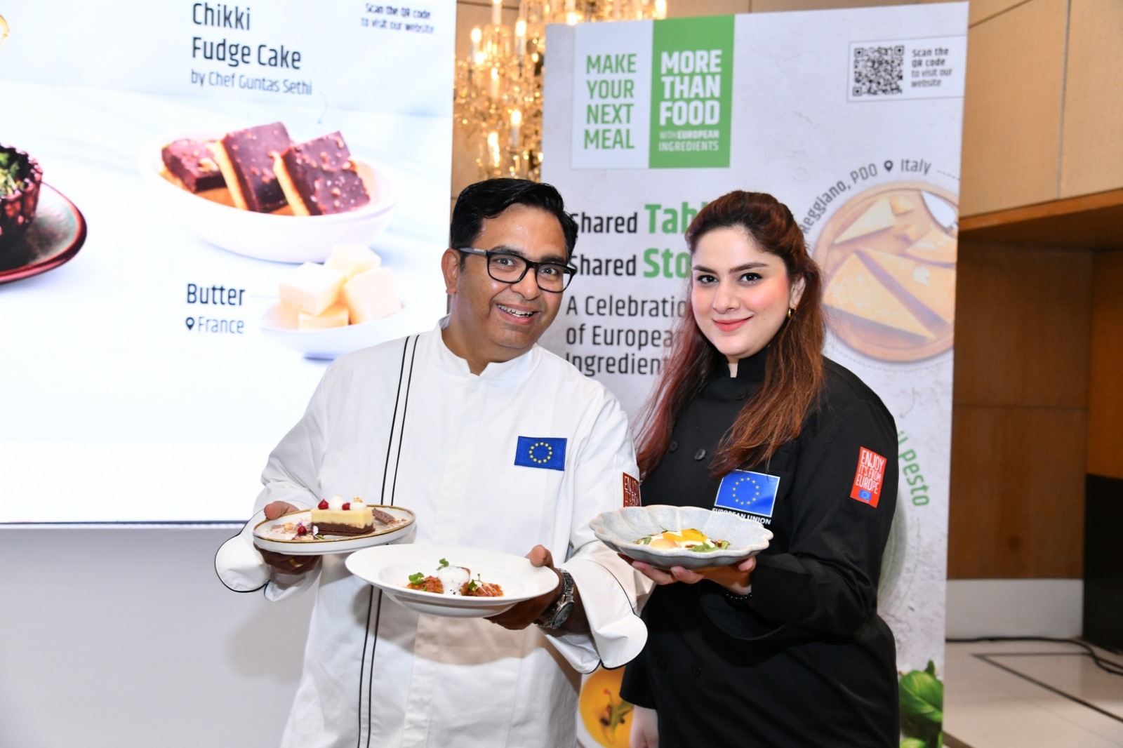 EU Tadka Cookbook Launch by Chef Ajay Chopra and Chef Guntas Sethi