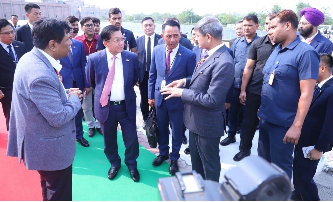 Myanmar President Visits NTPC NETRA
