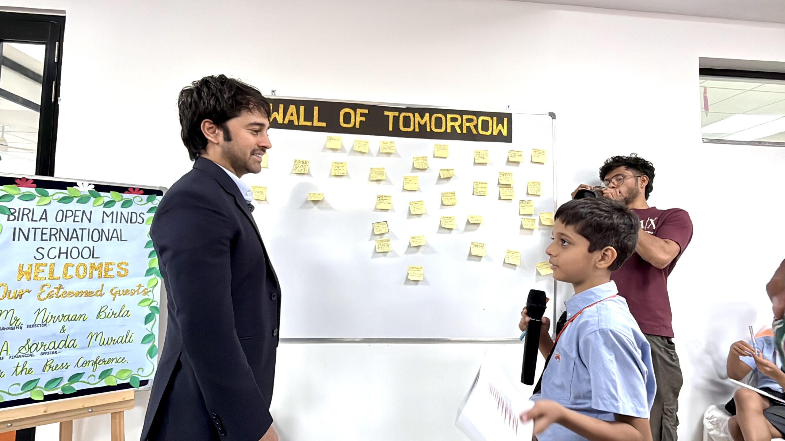 Birla Open Minds Wall of Tomorrow initiative