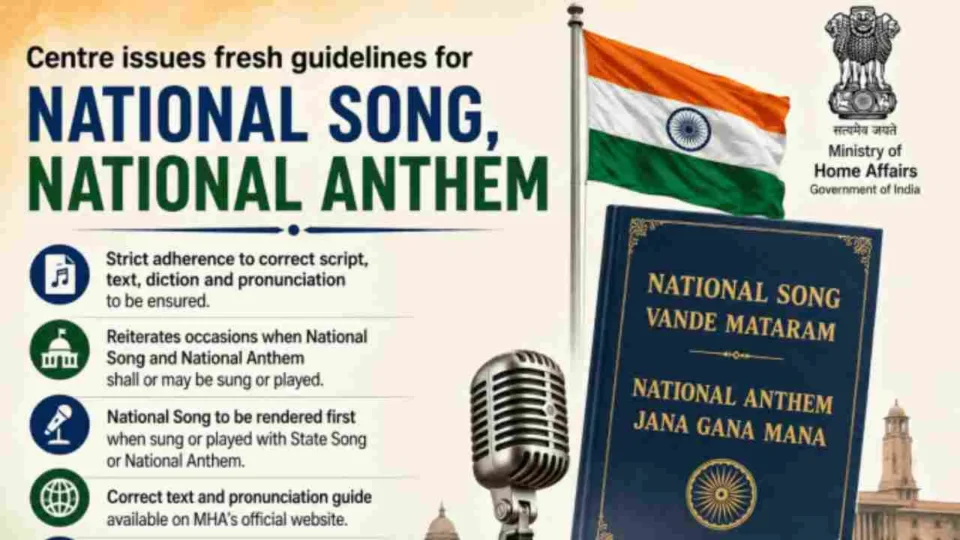 MHA National Anthem and National Song Guidelines 2026