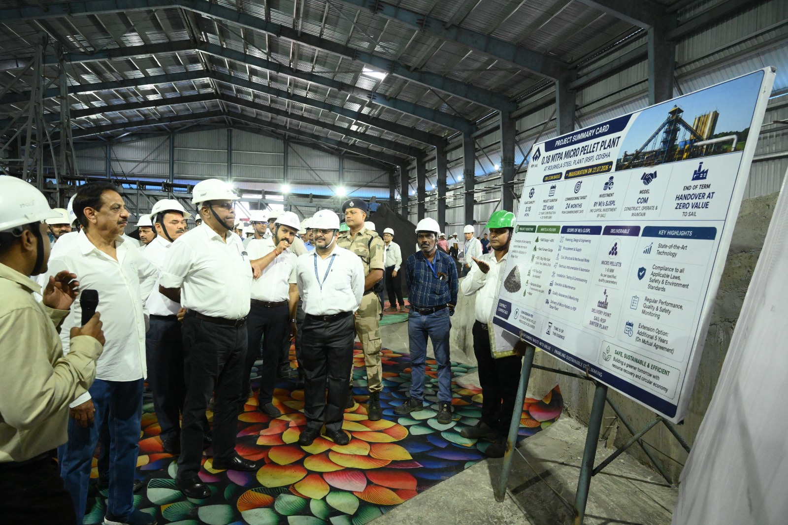SAIL Rourkela Micro Pellet Plant inauguration