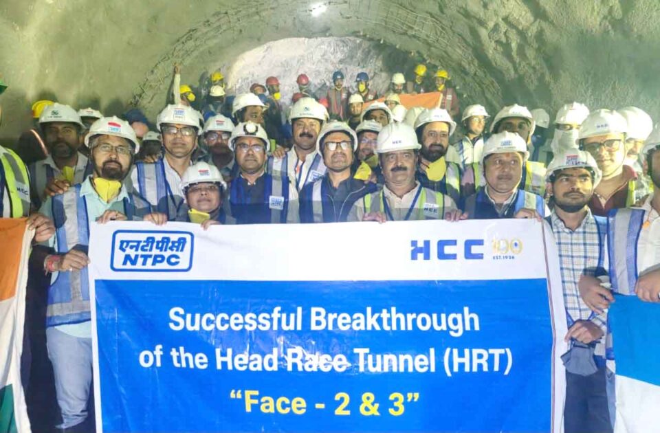 NTPC Tapovan Vishnugad Hydro Project Head Race Tunnel Breakthrough