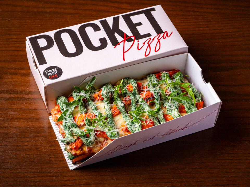 Smoke House Café Pocket Pizza launch