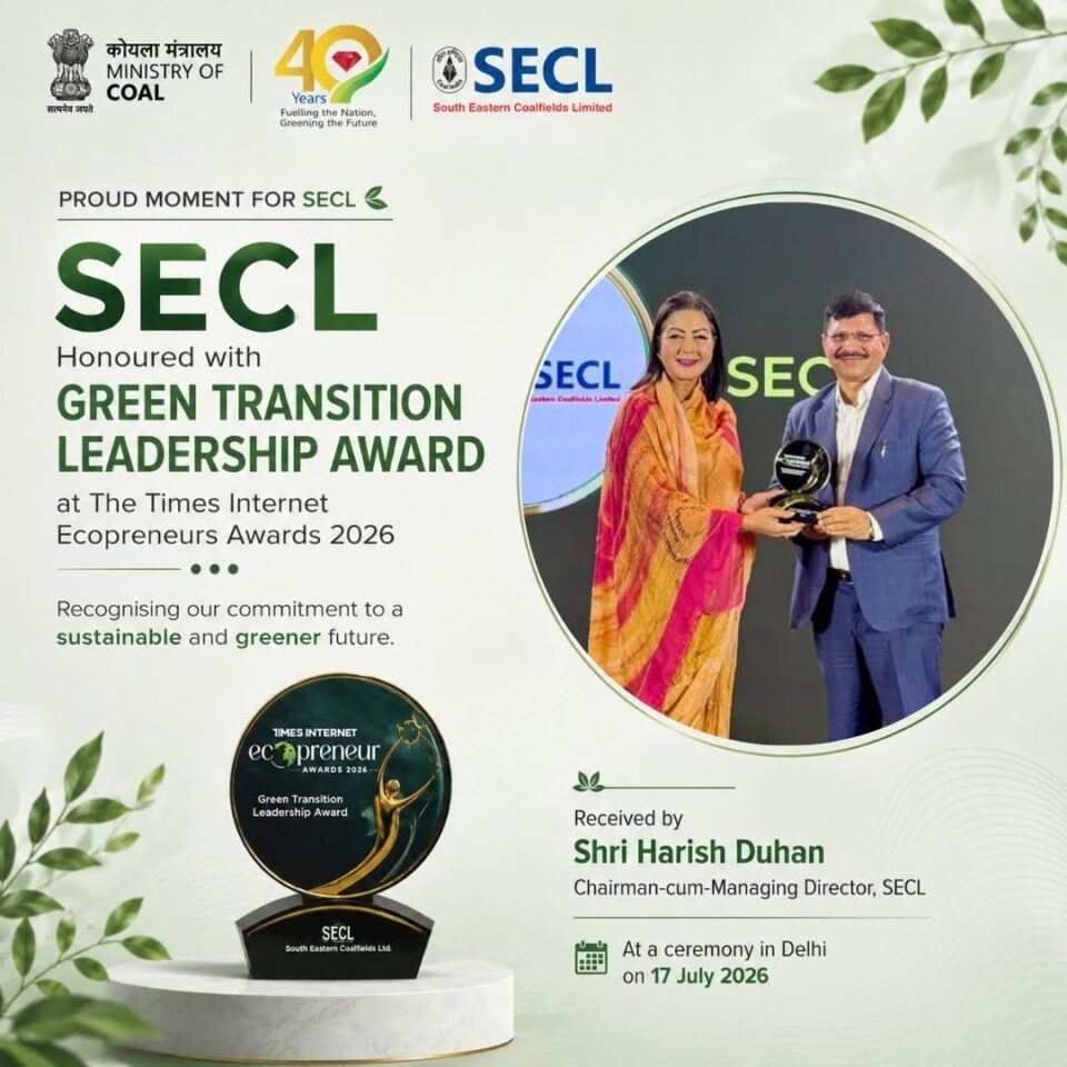 SECL Green Transition Leadership Award 2026