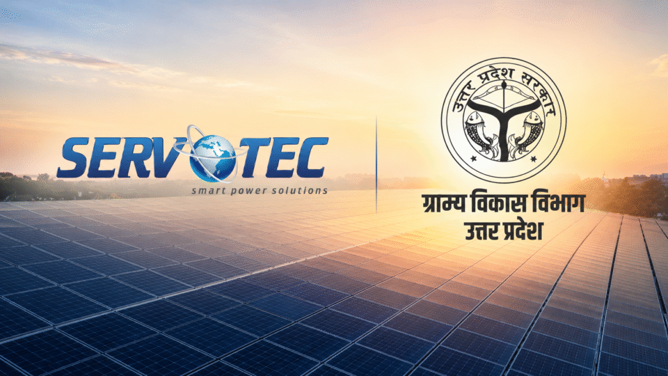 Servotech Renewable hybrid solar rooftop BESS project Uttar Pradesh