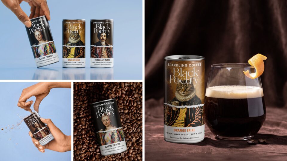 Black Poetry carbonated coffee brand