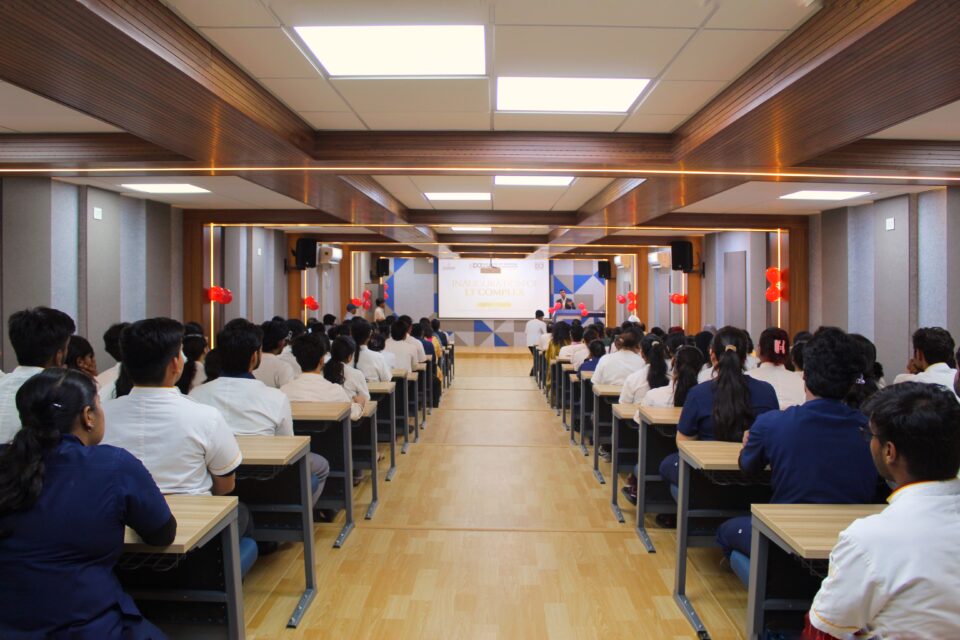 DJ College of Dental Sciences advanced lecture theatre
