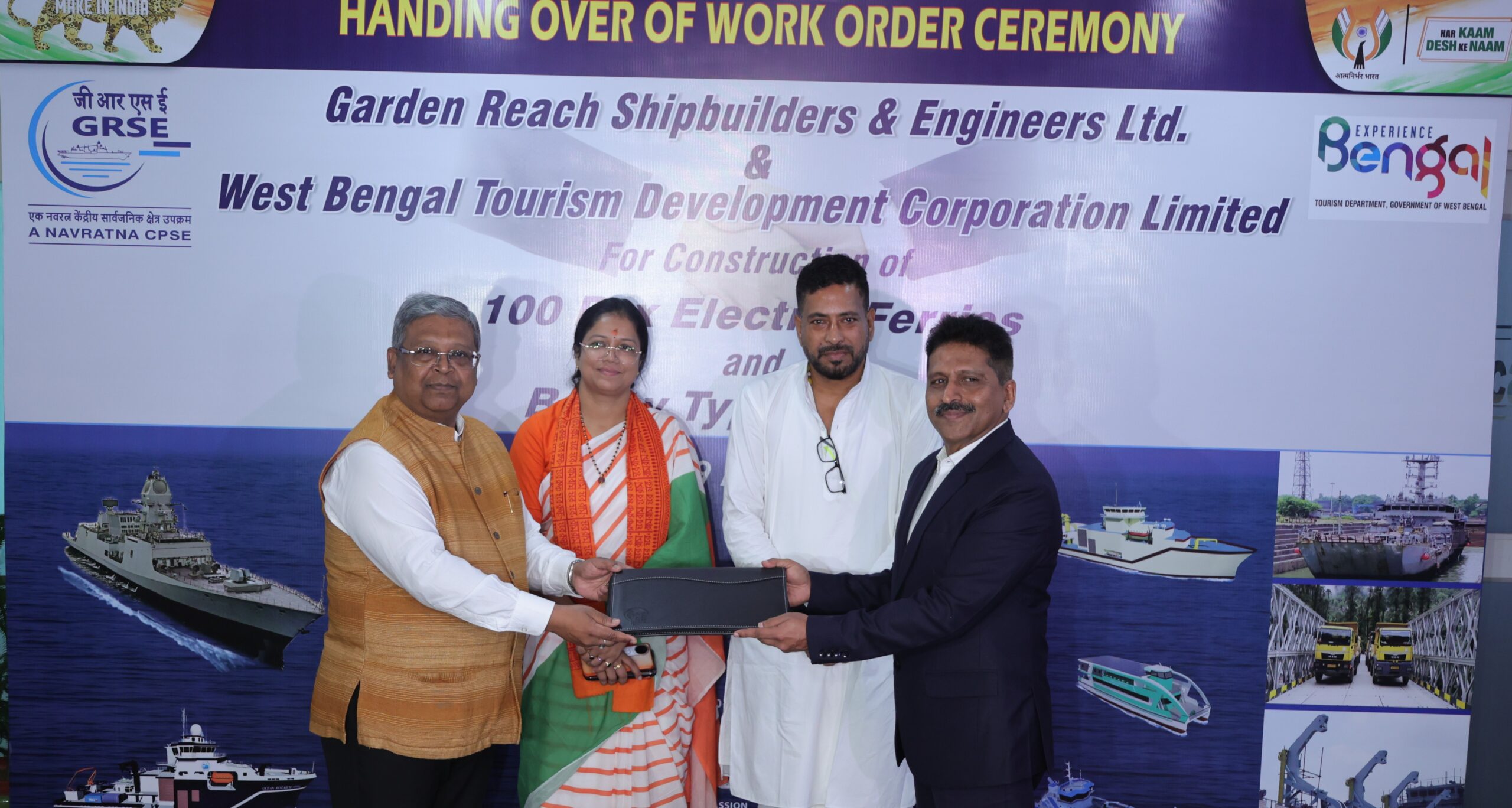 GRSE Hybrid Ferries and Bailey Bridges West Bengal