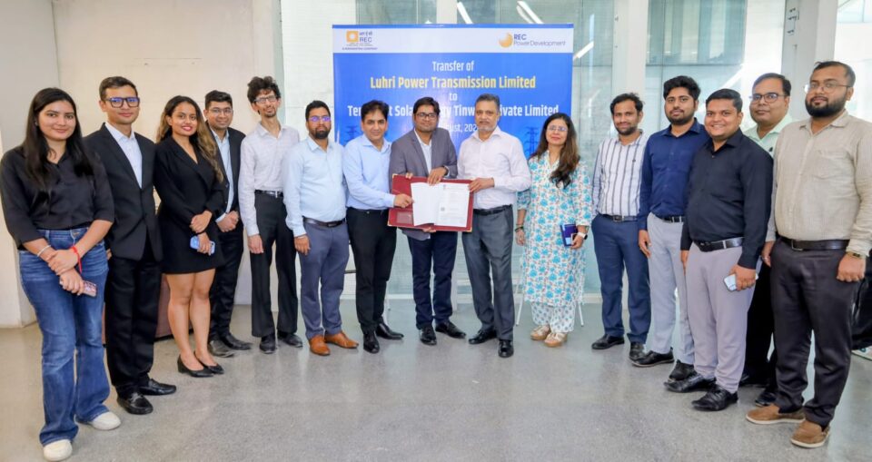RECPDCL hands over Luhri Power Transmission SPV to Terralight Solar Energy