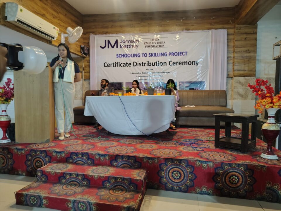 Johnson Matthey Schooling to Skilling Initiative