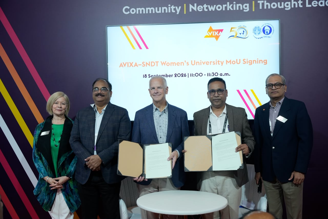AVIXA SNDT Women’s University MoU