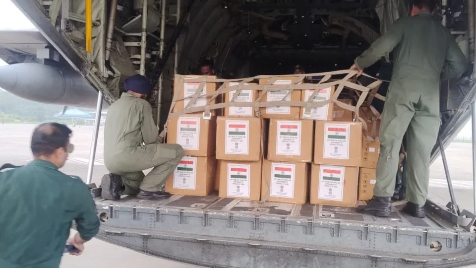 India fifth relief aircraft Nepal floods
