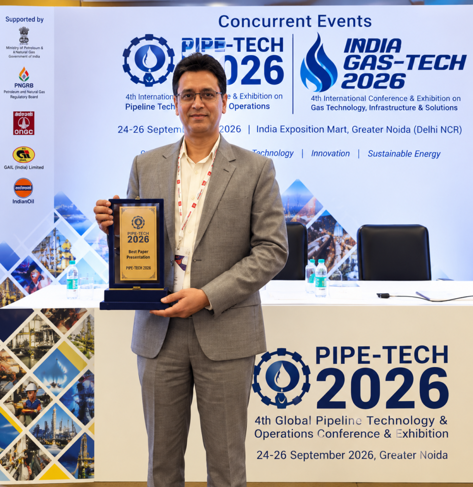 Hemant Kumar Pipeline Technology Innovation Excellence Award