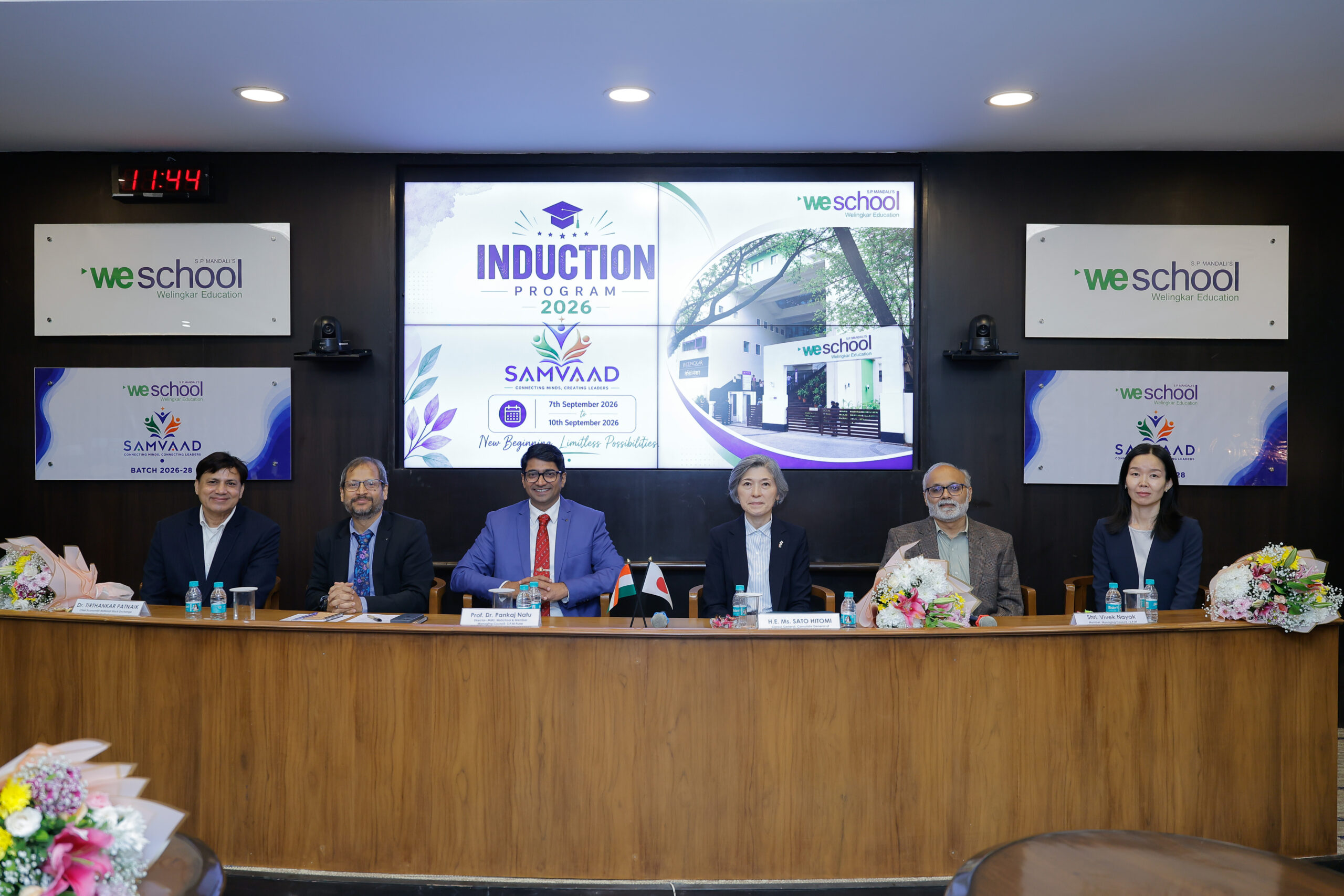 WeSchool MMS Batch 2026-28 Induction Programme