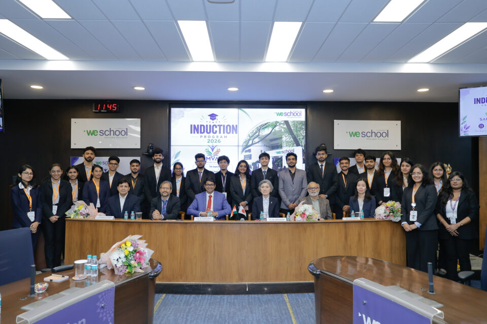 WeSchool MMS Batch 2026-28 Induction Programme